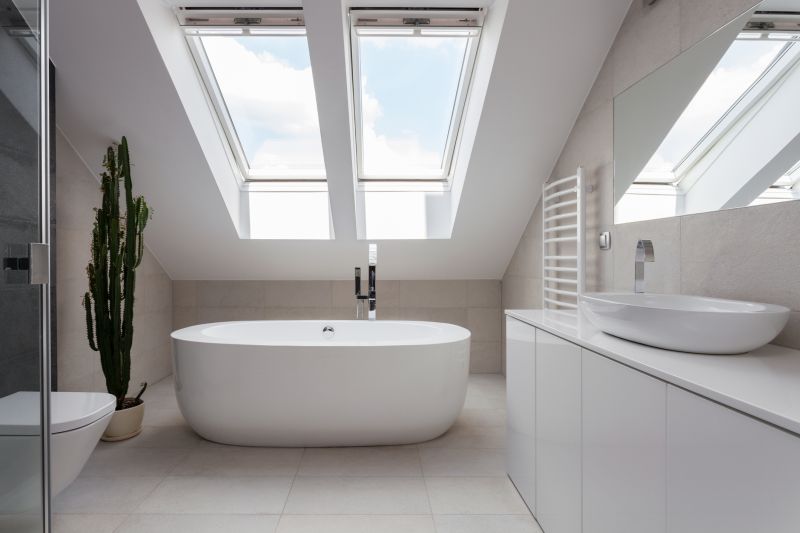 Bright Bathroom with Skylight