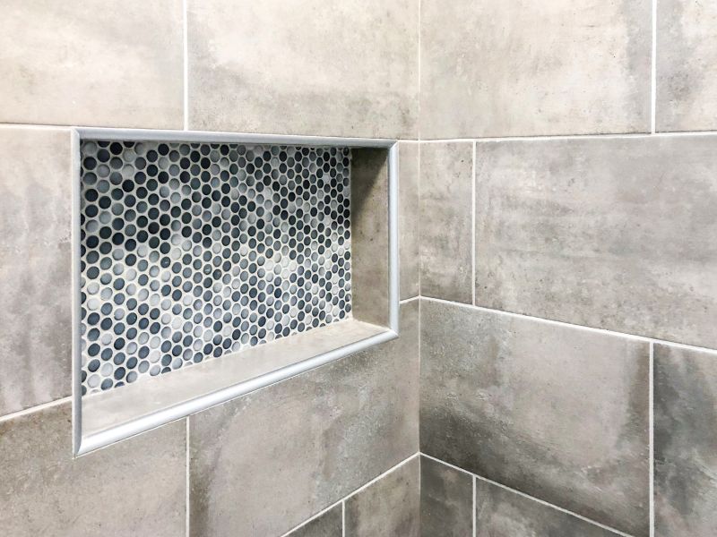 Tile Shower with Niche